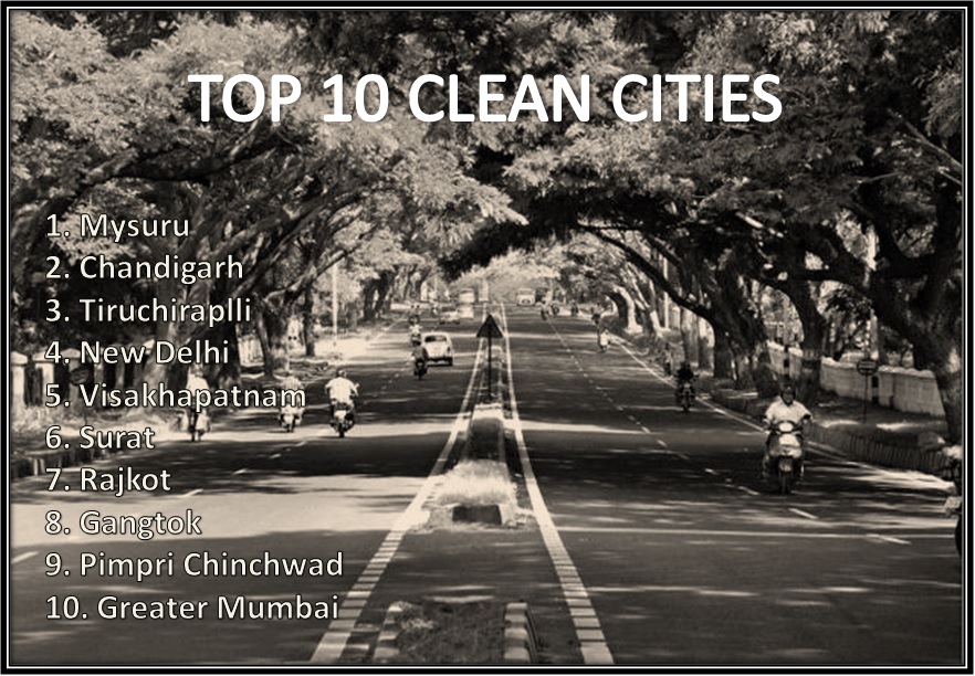 Cleanest Cities,Mysuru,India,Clean Cities,Dirty Cities, Swachh Bharat Abhiyan, Swachh Sarvekshan