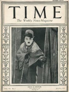 First actor to appear on the cover of Time magazine.