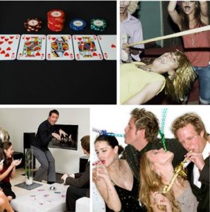 Successful new year party at home