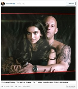 Deepika Padukone,Vin Diesel,XXX The Return of Xander Cage